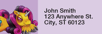 Unicorns - My Little Demon Rectangle Address Labels | LRRMLD-11