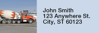Concrete Rectangle Address Labels | LRRPRO-41