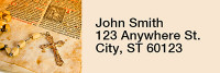 Symbols of Catholic Faith Rectangle Address Labels | LRRREL-32