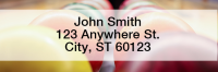 Open Lane Bowling Rectangle Address Labels | LRRSPO-A7