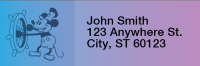 Steamboat Willie Ombre Address Labels | LRSBW-01