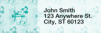 Steamboat Willie Monogram Pattern Address Labels  | LRSBW-02