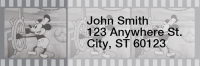 Steamboat Willie Filmstrip Address Labels  | LRSBW-03