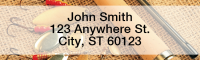 Angler's Ammo Rectangle Address Labels | LRSPO-20