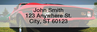 Classic Rides Narrow Address Labels | LRTRA-04