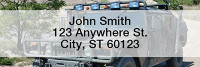 Hummers and Humvees Rectangle Address Labels | LRTRA-22