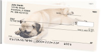Sleepy Pugs Side Tear Personal Checks | STDOG-86