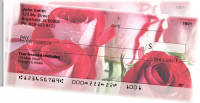 Spring Rose Bouquet Side Tear Personal Checks | STFLO-41