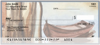 Canoe In Fall Personal Checks | TRA-33