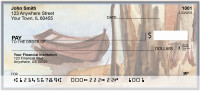 Canoe In Fall Personal Checks | TRA-33