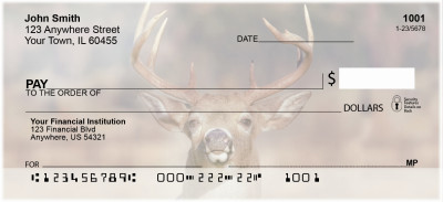 Big Horned Buck Deer Personal Checks | ANK-71