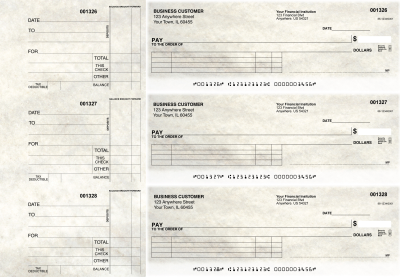 Granite Itemized Payment Business Checks | BU3-CDS16-IPR