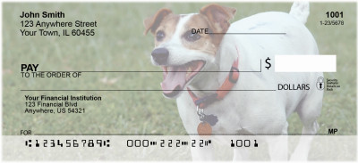 Mischievous Jack Russells Personal Checks | DOG-58