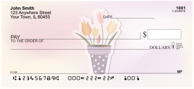 Flower Sticker Checks  | FLO-100