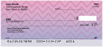 Sunset Chevron Personal Checks | GEP-001