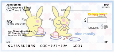 The Not-So-Guilty Pleasures Of It's Happy Bunny Personal Checks | IHB-15