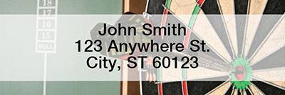 Darts Rectangle Address Labels | LRGME-06