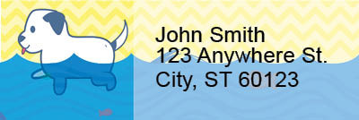 Dog Days of Summer Address Labels | LRRANI-007