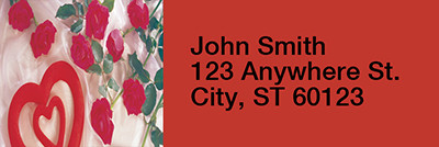 Love Narrow Address Labels | LRRLOV-01