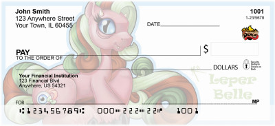 Pink Demons By Little Demon Personal Checks | MLD-19