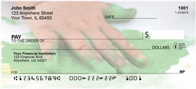 Finger Painting Personal Checks | PRO-23