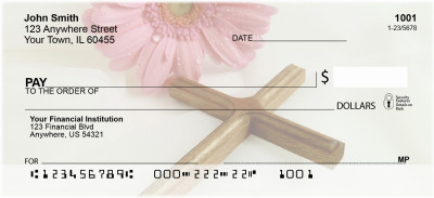 Symbols of Catholic Faith Personal Checks | REL-32