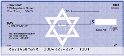 Star of David Checks | REL-45