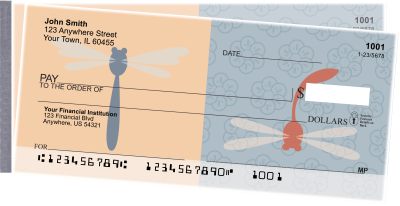 Retro Dragonflies Side Tear Checks | STANI-008