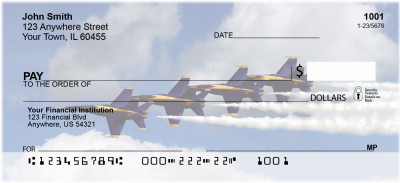 Navy Stunt Planes Personal Checks | TRA-30