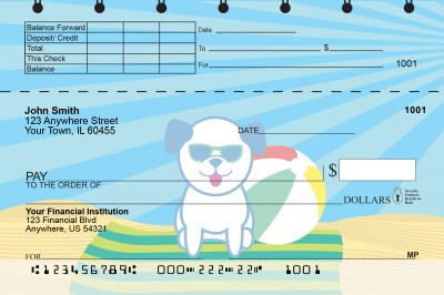 Dog Days of Summer Top Stub Checks | TSANI-007