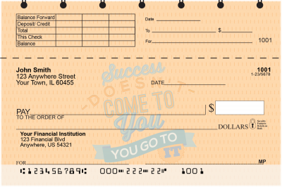 Motivational Phrases Top Stub Checks | TSGEP-89