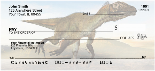 Dinosaurs Personal Checks