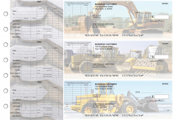 Construction General Itemized Invoice Business Checks