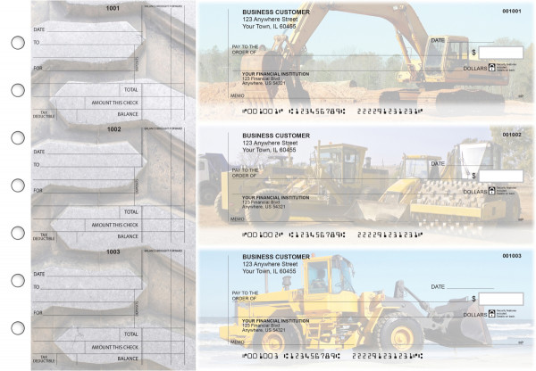 Construction Standard Counter Signature Business Checks | BU3-CDS10-SCS