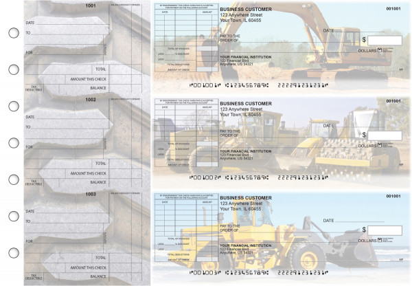 Construction Standard Itemized Invoice Business Checks