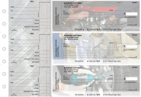 Mechanic Standard Invoice Business Checks