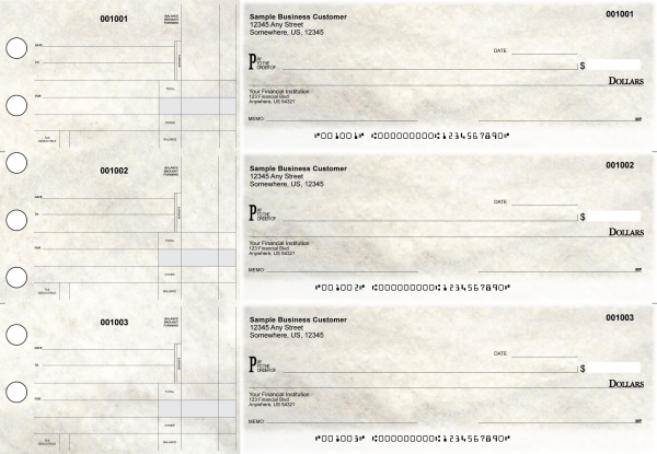 Granite Standard Disbursement Designer Business Checks | BU3-CDS16-SDS