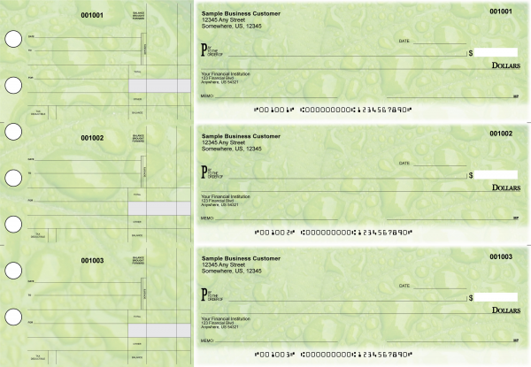 Leaf Standard Disbursement Designer Business Checks | BU3-CDS19-SDS