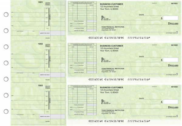 Leaf Itemized Invoice Business Checks