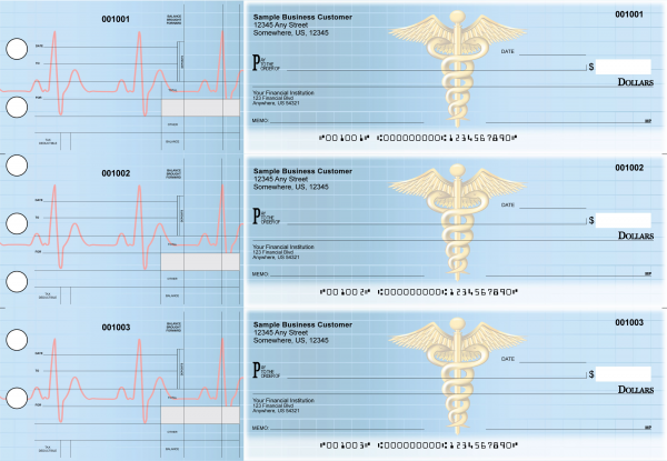 Medical Standard Disbursement Designer Business Checks | BU3-CDS30-SDS