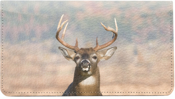 Big Horned Buck Deer Leather Cover