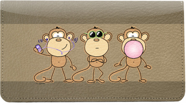 Jen Goodes Monkeys Leather Cover