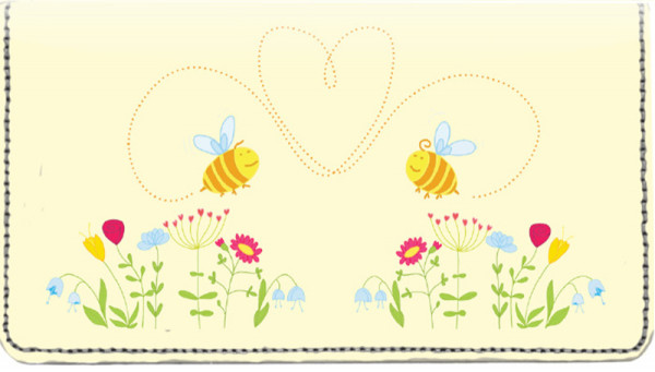 Bee Sweet Honey Leather Cover