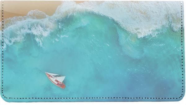 Sailboats and Waves Leather Cover  | CDP-SCEC-73