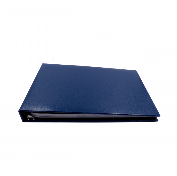 Blue Business 7 Ring Check Binder