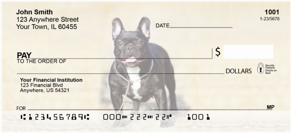 French Bulldog Personal Checks