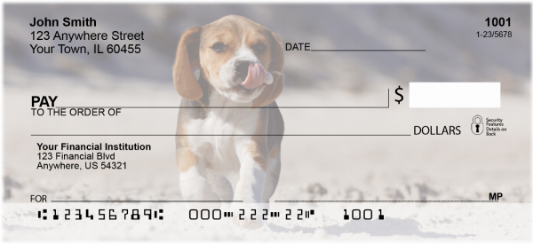 Brilliant Beagles Personal Checks