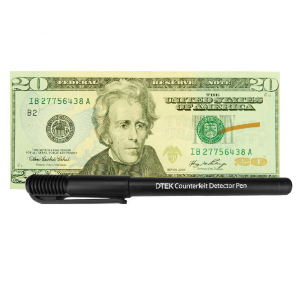 D-TEK Counterfeit Detector Pen, 12/Box