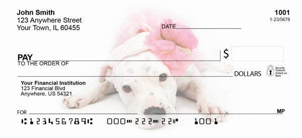 Pit Bull Puppies Personal Checks