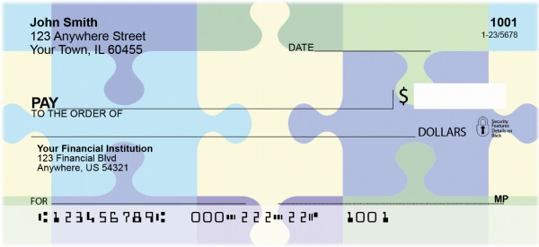 Jigsaw Puzzle Personal Checks | GCA-16